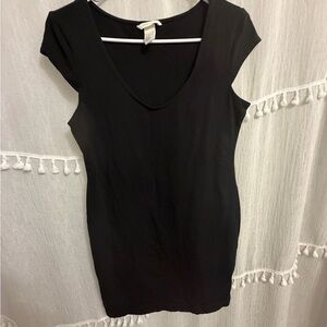 H&M black bodycon dress
